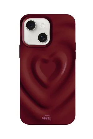 xoxo Wildhearts Coque  Biggest Love Bordeaux - iPhone 15 Meilleur Choix