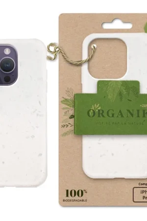 Satisfait Ou Remboursé Coque Organik iPhone 14 Pro Max Blanc