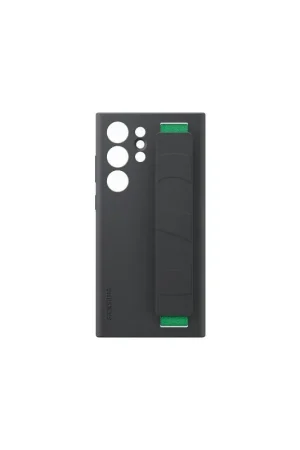 Coque Silicone avec lanière Galaxy S23ULTRA Noir Livraison Gratuite