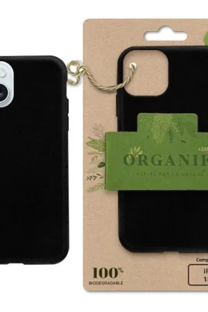 Coque Organik iPhone 15 Plus Noir Offre Spéciale
