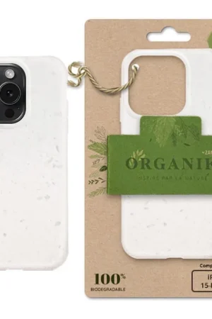 Coque Organik iPhone 15 Pro Max Blanc Meilleur Prix