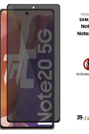 Commande En Gros Samsung Galaxy Note 20 - Verre trempé Anti-Espions - Intégral Privacy - TM-Concept®