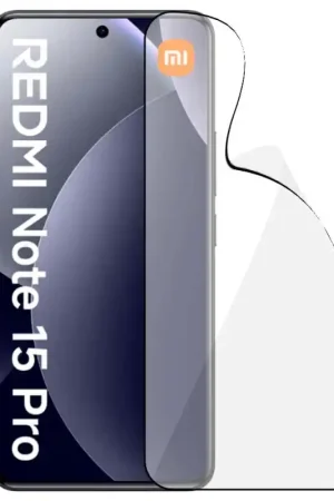 Retour Gratuit Verre Trempé Complet Incassable pour Xiaomi Redmi Note 15 Pro 4G