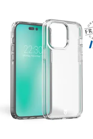 Retour Gratuit Coque Renforcée iPhone 14 Pro Max FEEL Made in France Garantie à vie Transparente - 50% Plastique recyclé Force Case