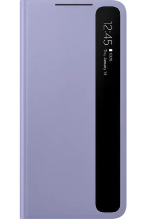 Folio Samsung G S21+ 5G Clear View Cover Violet Samsung Seulement Aujourd’hui
