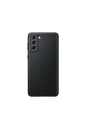 Meilleur Prix Coque Samsung G S21+ 5G en Cuir Noire Samsung