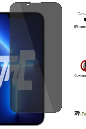 Apple iPhone 13 Pro - Verre trempé Anti-Espions - TM-Concept® Commander Vite