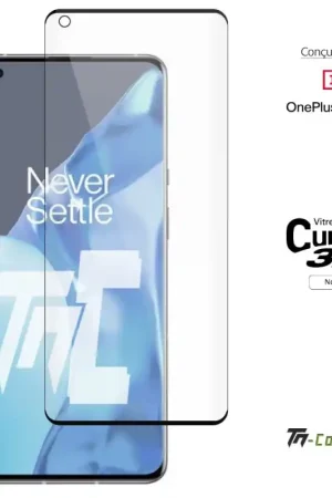 OnePlus 9 Pro - Verre trempé 3D incurvé - TM-Concept® Expédié Aujourd’hui