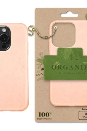 Top Vente Coque Organik pour iPhone 15 Pro Max Rose