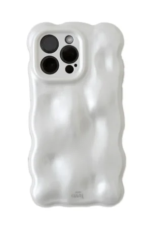 Authentique xoxo Wildhearts Coque Bubbly Blanche - Coque iPhone 16 Pro Max