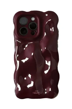 Acheter En Ligne xoxo Wildhearts Coque Bubbly Bordeaux - Coque iPhone 14 Pro