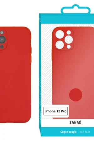 Coque rouge pour iPhone 12 Pro - Zanae Color Meilleure Vente