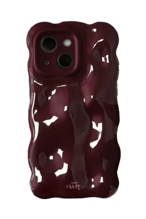 xoxo Wildhearts Coque Bubbly Bordeaux - iPhone 14 Achetez Aujourd’hui