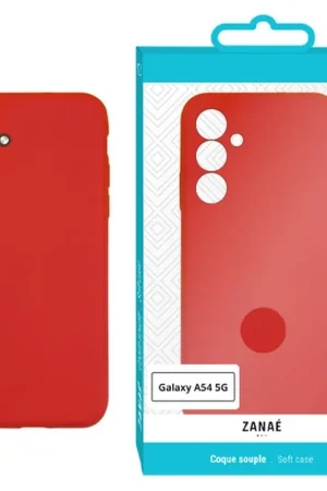 Coque Rouge Zanae Color pour Galaxy A54 5G Achat Immédiat