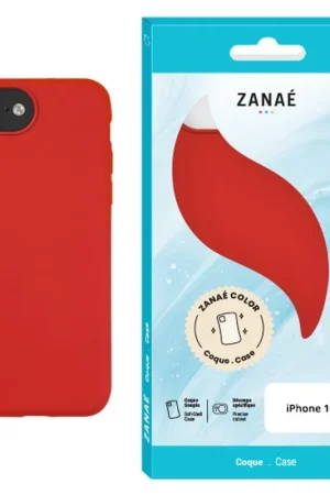 Vente Flash Coque Rouge Zanae Color pour iPhone 16e