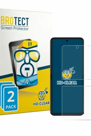 2 Pièces BROTECT HD-Clear Film de protection d'écran pour Motorola Razr 70 Plus Bon Plan