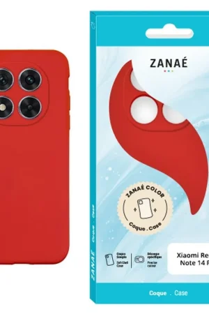 Coque rouge Zanae Color pour Redmi Note 14 Pro / Poco X7 Promotion