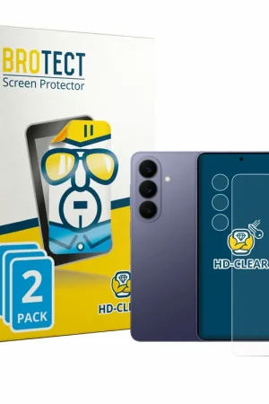 Soldes 2 Pièces BROTECT HD-Clear Film de protection d'écran pour Samsung Galaxy S26 Enterprise Edition (Avant+Caméra)