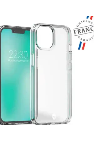 Vente Flash Coque Renforcée iPhone 14 FEEL Made in France Garantie à vie Transaprente - 50% Plastique recyclé Force Case