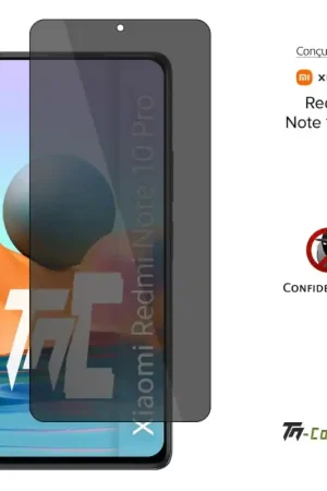 Xiaomi Redmi Note 10 Pro - Verre trempé Anti-Espions - TM-Concept® Petit Prix