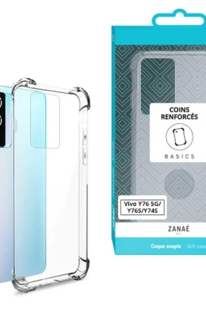 Quantité Limitée Coque Silicone avec coins renforcés pour Vivo Y76 5G/Y76s/Y74s