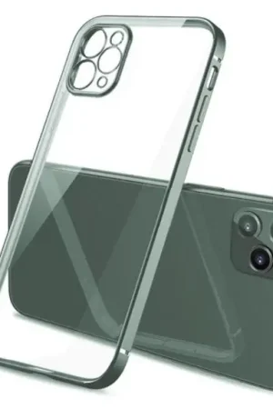 Soldes ShieldCase Coque carrée pour iPhone 11 Pro Max (vert foncé)