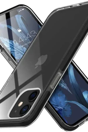 Offre Du Jour ShieldCase Coque bumper iPhone 12 Mini (transparent-noir)
