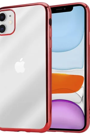 Dernier Modèle ShieldCase Coque Bumper Métallique iPhone 11 (rouge)