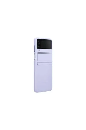 Coque Samsung G Z Flip 4 en Cuir Lavande Samsung Quantité Limitée