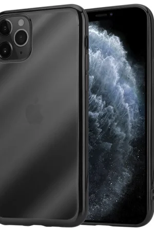 Dernier Modèle ShieldCase Coque Bumper Métallique iPhone 12 Pro (noir)