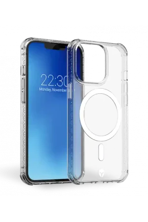 Bon Marché Coque Renforcée iPhone 13 Pro AIR Compatible MagSafe Garantie à vie Transparente Force Case