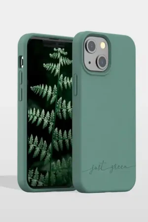 Meilleur Prix Coque iPhone 13 mini Night Green Just Green