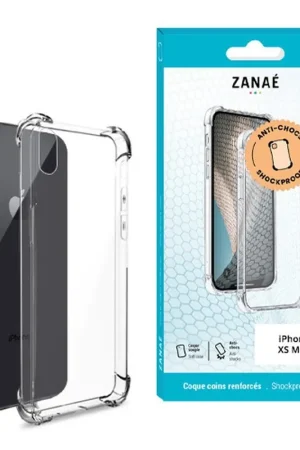 Coque Silicone iPhone XS Max Transparente Coins Renforcés Meilleure Vente