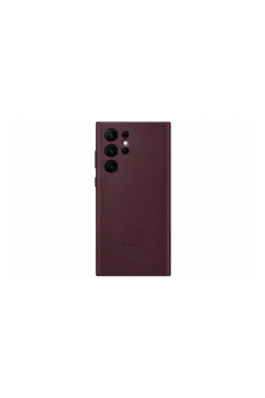 Coque Samsung G S22 Ultra 5G en Cuir Bordeaux Samsung Haute Qualité