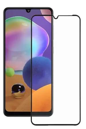 Verre Trempé Complet Noir pour Samsung Galaxy A31 Dernière Chance