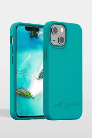 Prix Bas Coque iPhone 13 mini Blue Lagoon Just Green