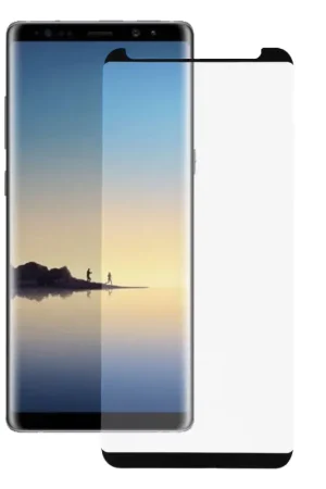 Verre Trempé Complet Noir pour Samsung Galaxy Note8 Haute Qualité
