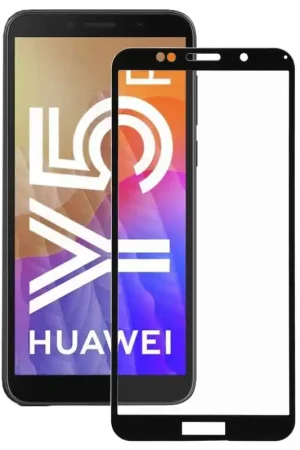 Populaire Verre Trempé Complet Noir pour Huawei Y5p