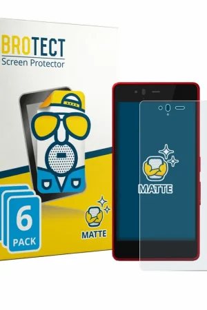 6 Pièces BROTECT Matte Film de protection d'écran mat pour Fujitsu Arrows M04 Haute Qualité