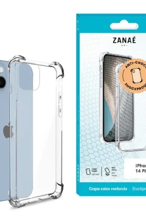 Coque Silicone pour iPhone 14 Plus Transparent Certifié