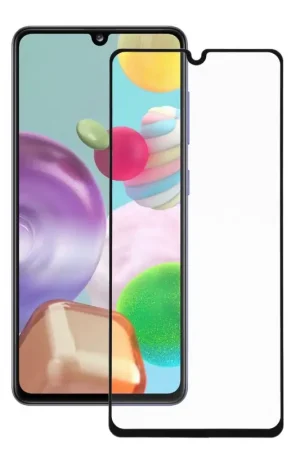 Verre Trempé Complet Noir pour Samsung Galaxy A41 Expédié Aujourd’hui