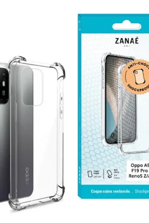 Coque Silicone pour Oppo A94 5G / F19 Pro+ 5G Transparent Commander Maintenant