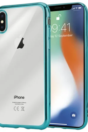 Expédition Rapide ShieldCase Coque Bumper Métallique iPhone X / Xs (vert)