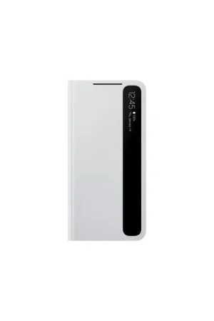 Soldes Folio Samsung G S21 5G Clear View Cover Gris Clair Samsung