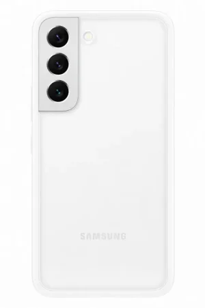 Coque Samsung G S22 5G Frame Cover Blanc Samsung Affaire À Saisir