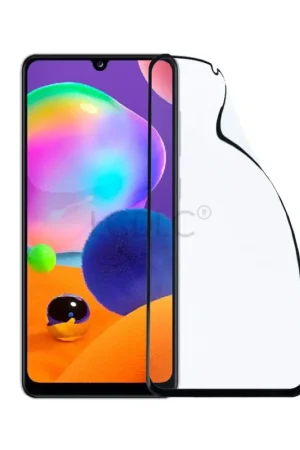 Verre Trempé Complet Noir Incassable pour Samsung Galaxy A31 Bon Marché