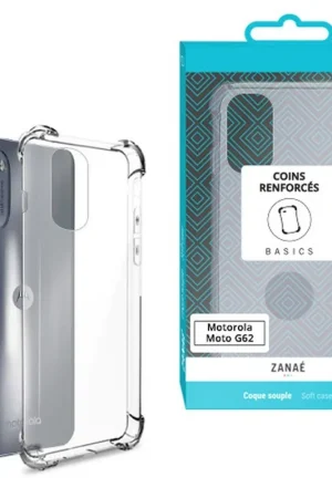 Coque Silicone Reinforcée pour Moto G62 Paiement Sécurisé
