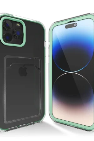 Bon Plan ShieldCase Coque bumper porte-cartes iPhone 11 Pro (turquoise)