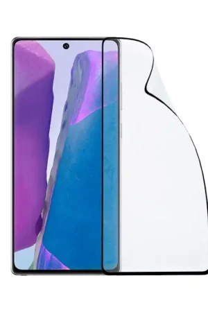 Vente Flash Verre Trempé Complet Noir Incassable pour Samsung Galaxy Note 20.