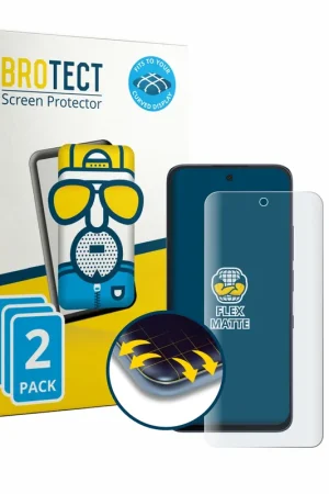 Prix Cassé 2 Pièces BROTECT Flex Matte Full-Cover Protection d'écran intégral mat pour TCL NxtPaper 70 Pro